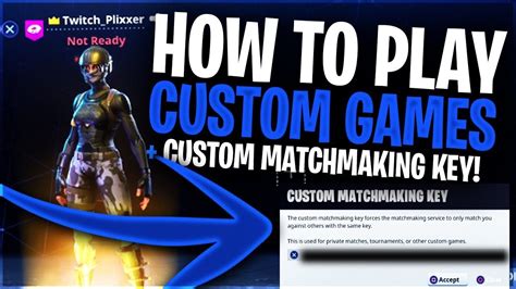 how to do custom matchmaking